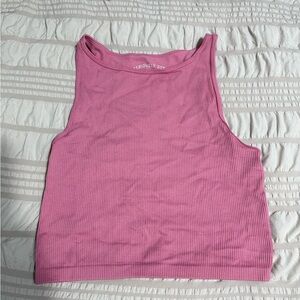 Aeropostale Pink Ribbed Crop Top